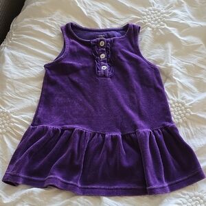 Carter's Purple Sleeveless Sundress